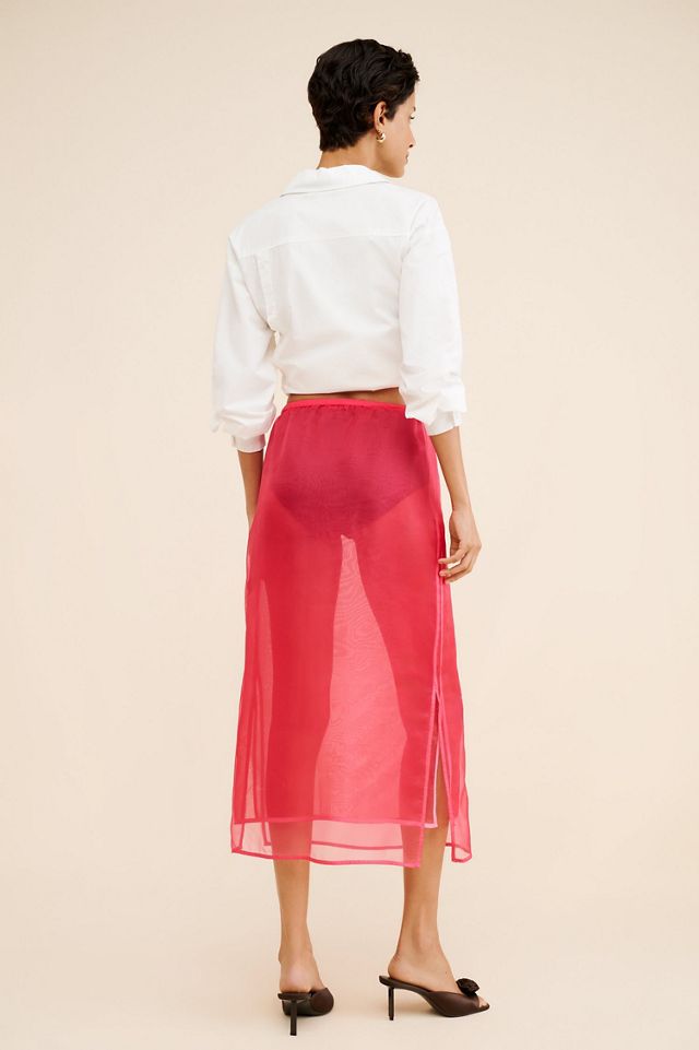 DONNI. Organza Simple Skirt #1