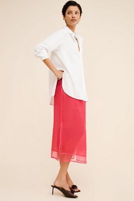 DONNI. Organza Simple Skirt