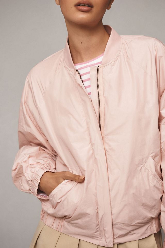 Maeve Balloon-Sleeve Bomber Jacket #2