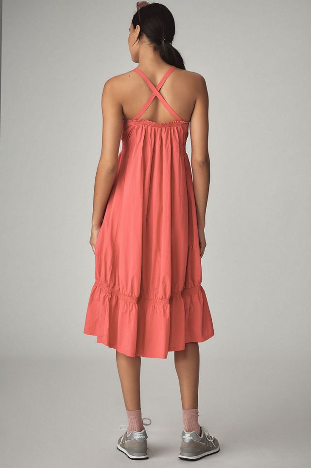 Daily Practice by Anthropologie Tiered High-Low Midi Dress #1