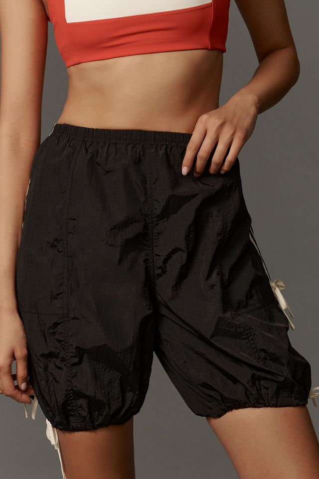 Daily Practice by Anthropologie Full Twist Side-Stripe Shorts #4