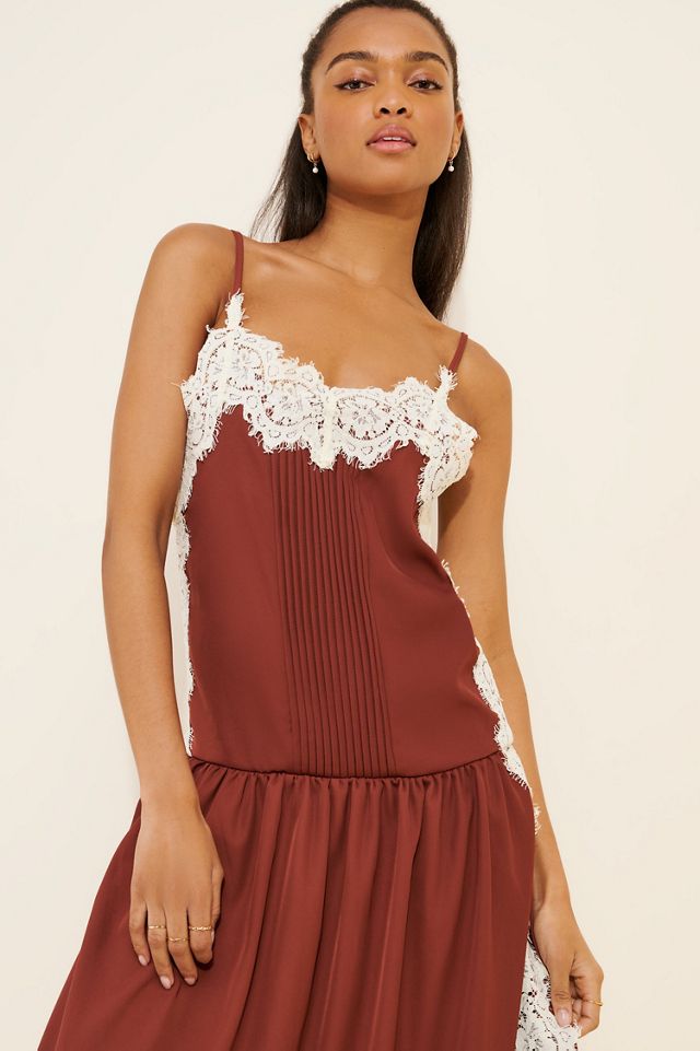 Avantlook Lace Camisole Dress | Anthropologie