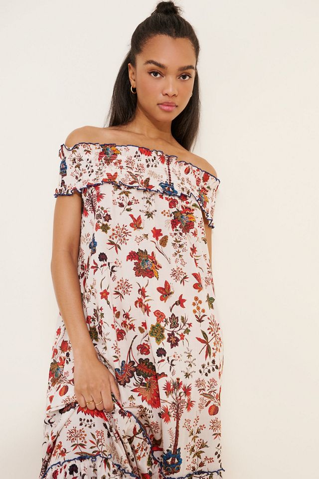 Payal Jain Off-The-Shoulder Midi Dress #2