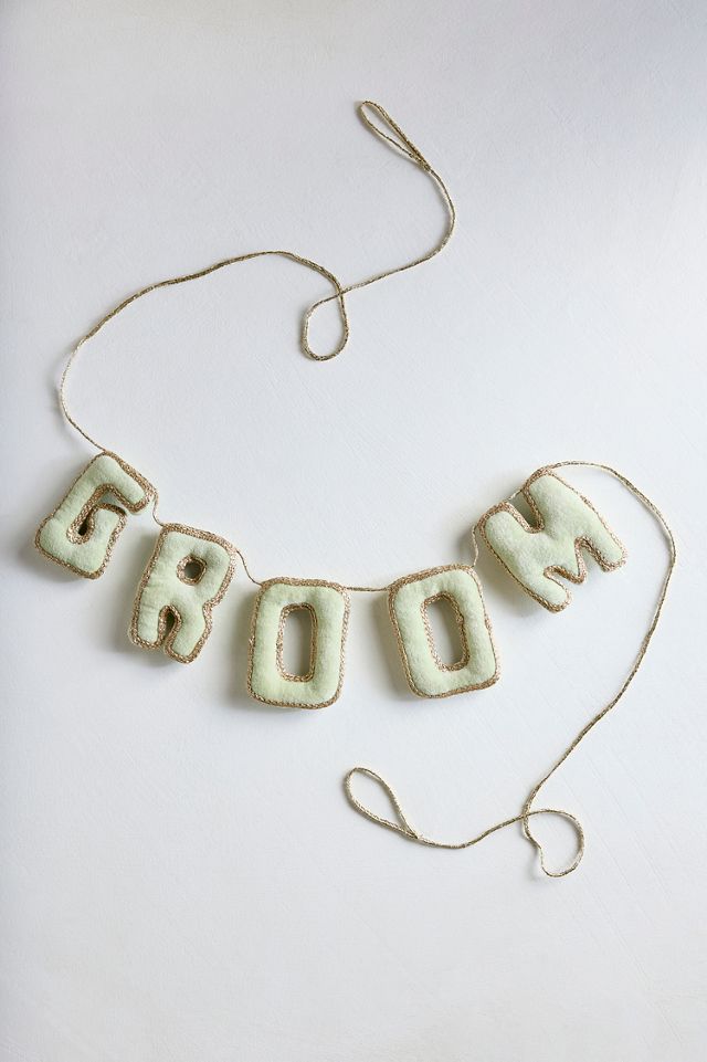 Bride or Groom Felt Garland #2