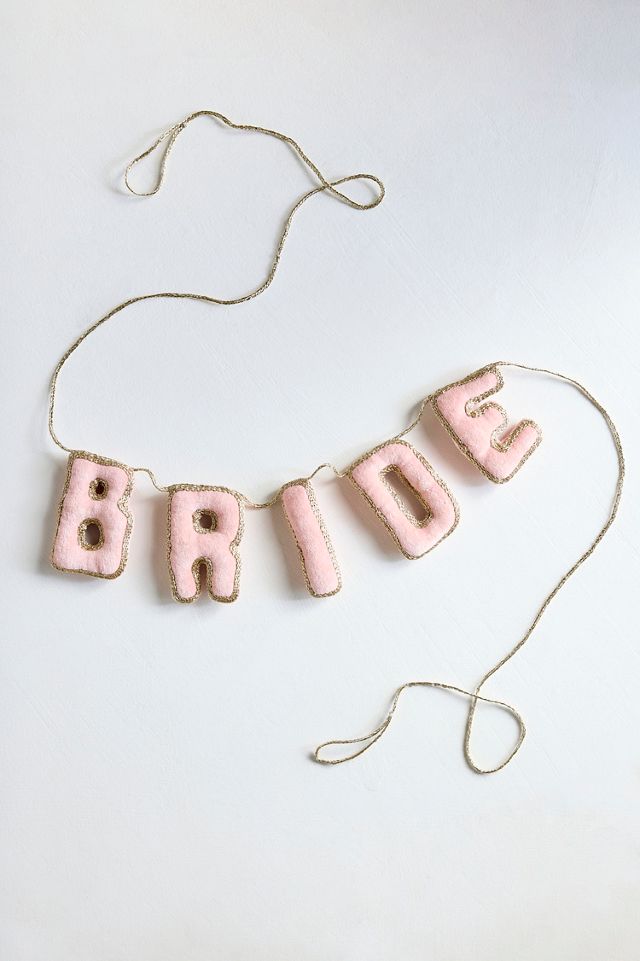 Bride or Groom Felt Garland #2
