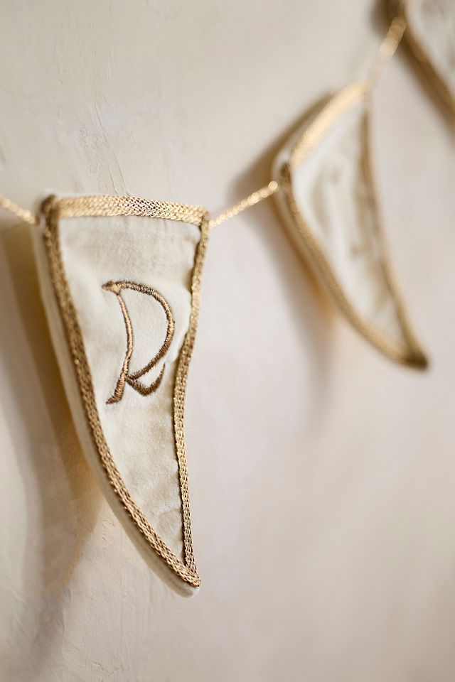 Just Married Velvet Garland #1