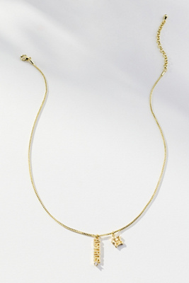 Luv Aj The Mlb Layered Nameplate Necklace In Gold