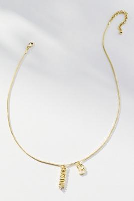 Luv Aj The Mlb Layered Nameplate Necklace In Yellow