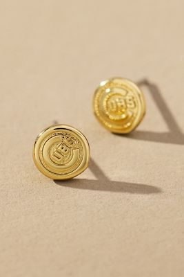 Luv Aj The MLB Logo Stud Earrings