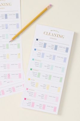 Emily Ley Simplified® Weekly Cleaning Notepad