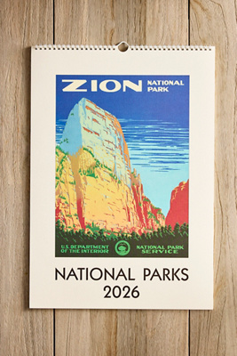 Terrain National Parks 2026 Wall Calendar In Multi