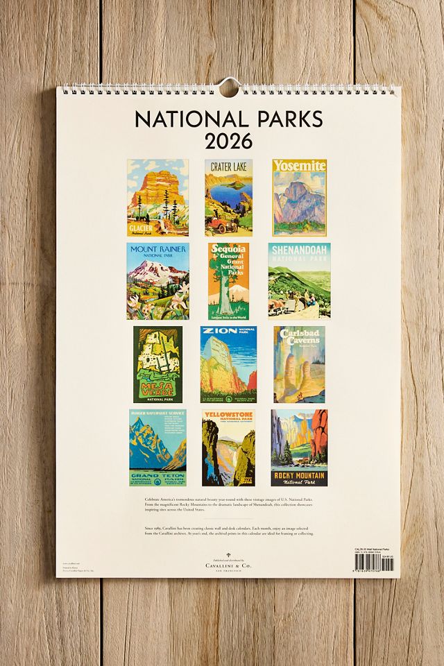 National Parks 2026 Wall Calendar #1