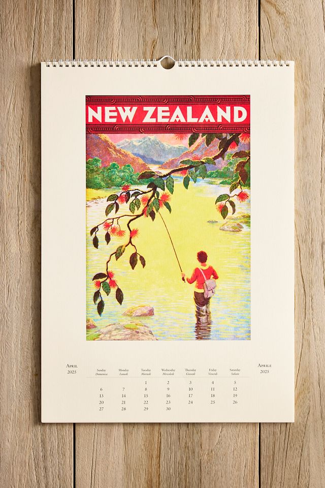 Vintage Travel 2026 Wall Calendar #2
