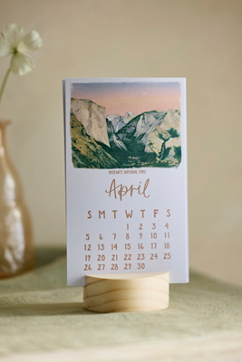Terrain National Parks 2026 Stump Stand Calendar