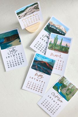 National Parks 2026 Stump Stand Calendar