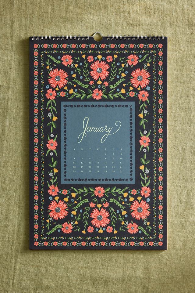 Rifle Paper Co. Flora 2026 Wall Calendar #1