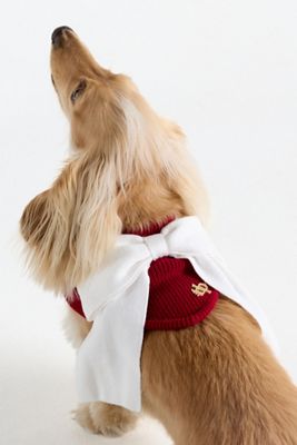 The Deluxe Pup Holiday Knit Pet Bandana