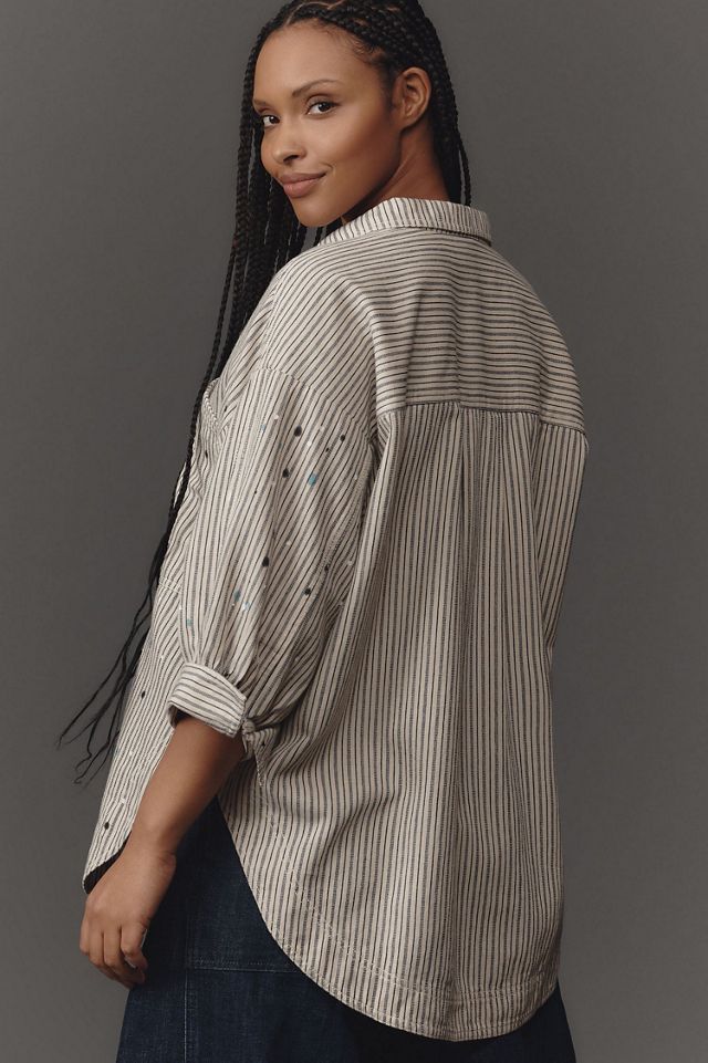 Pilcro Studio Smock Buttondown Shirt #3
