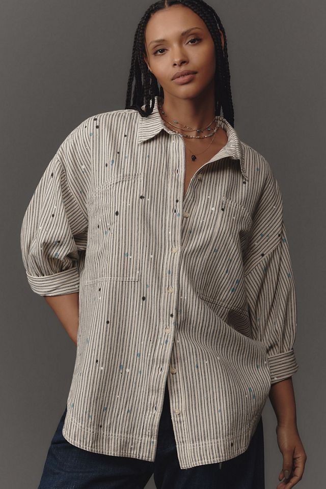 Pilcro Studio Smock Buttondown Shirt #1