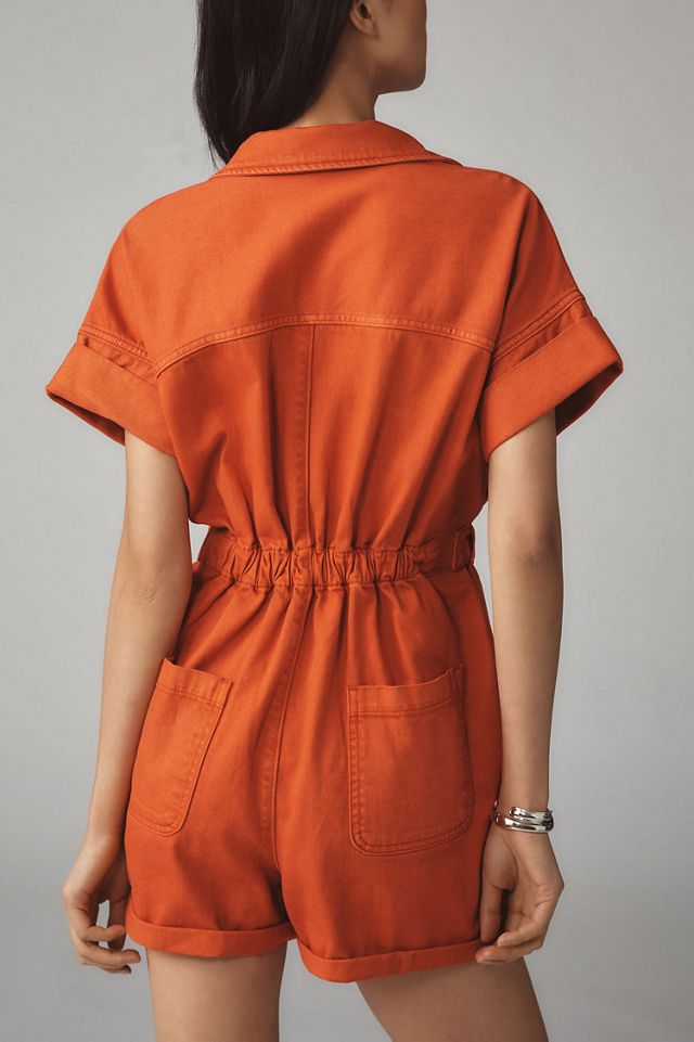 Pilcro Cuffed Utility Romper #2