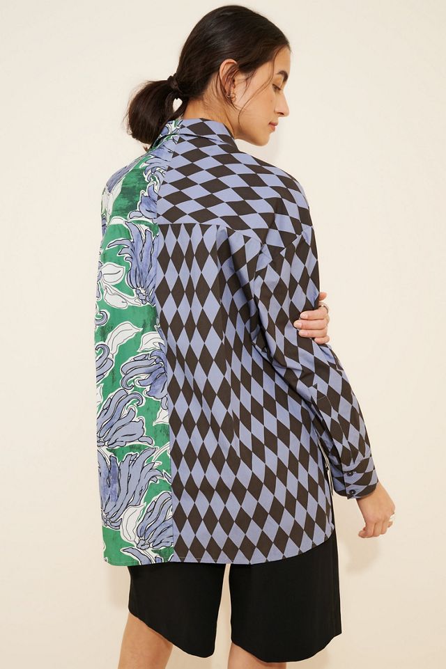 Dhruv Kapoor Mixed Print Buttondown Shirt #2