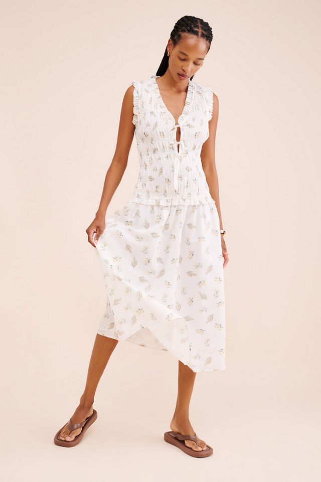 Rails Dion Floral Smocked Midi Dress #3