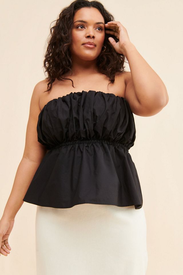 Eloquii Bubble Peplum Top #1