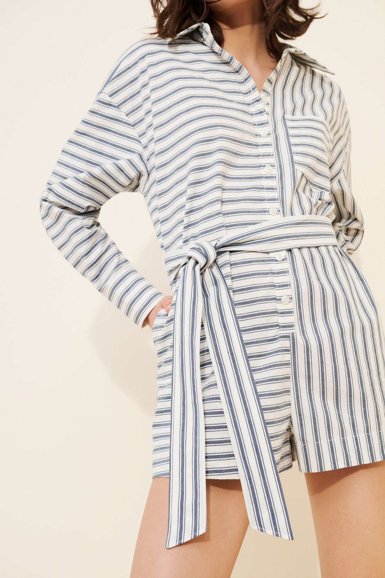 Maeve The Bennet Buttondown Romper