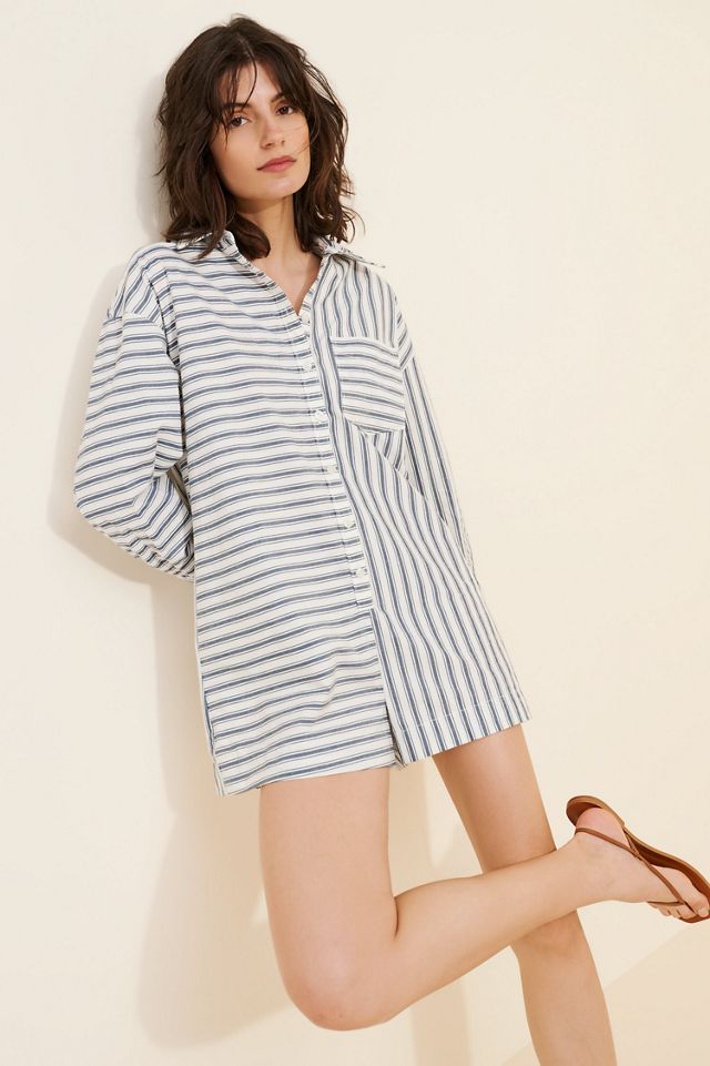 Maeve The Bennet Buttondown Romper #1