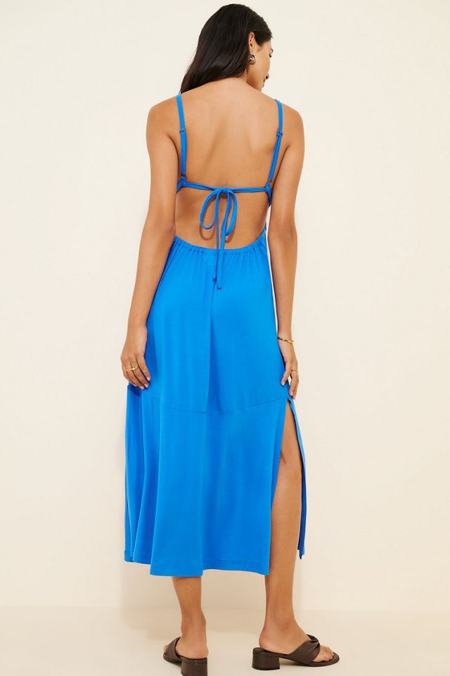 Celandine Ruched Sleeveless Midi Dress #1