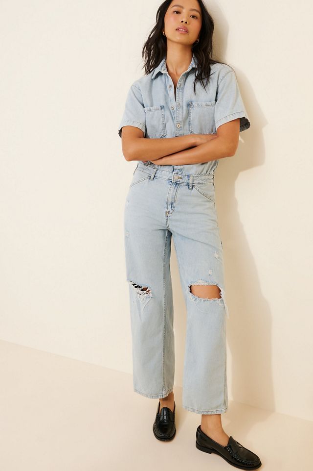 Pilcro Slouchy Denim Jumpsuit #3