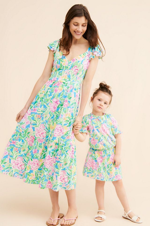 Lilly Pulitzer Bayleigh Flutter Sleeve Midi Dress #4