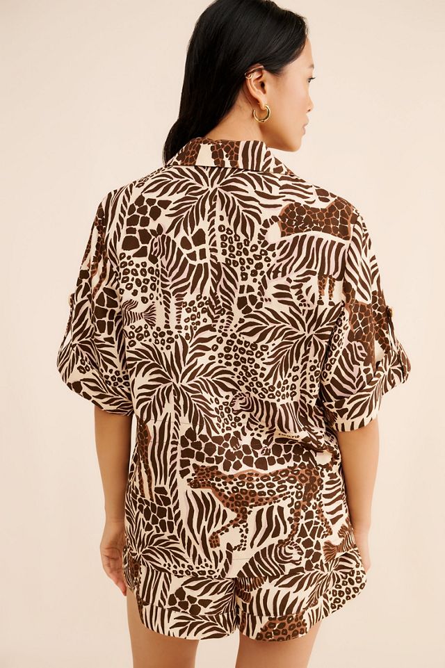 FARM Rio Safari Sand Shirt Jacket #3