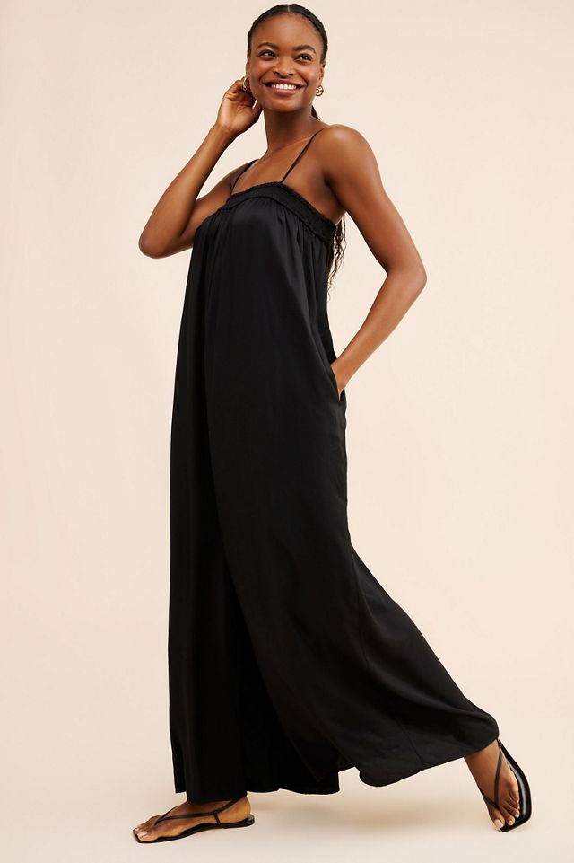 Maeve Waistless Sleeveless Wide-Leg Jumpsuit #1
