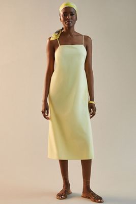 Sunday in Brooklyn Square-Neck Midi Dress
