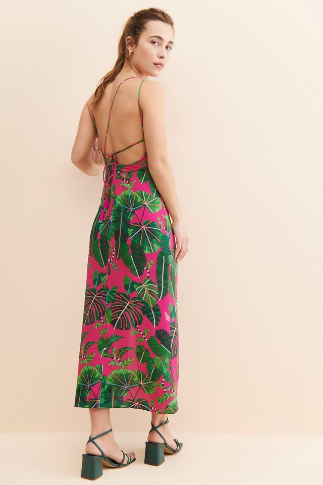 FARM Rio Leaves Midi Dress #1