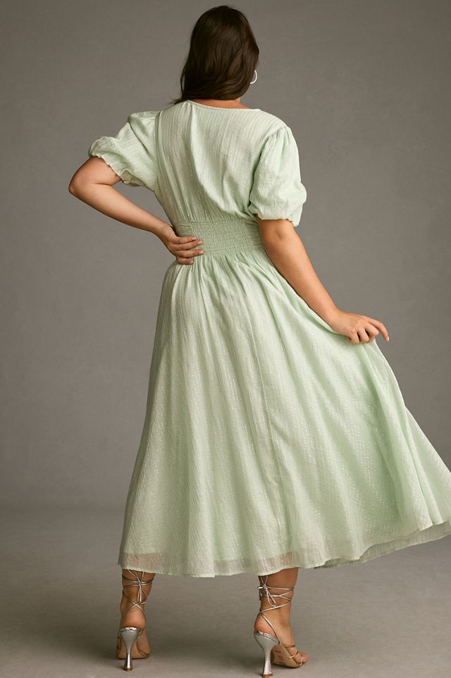 The Catalina Lurex Button-Front Dress #3