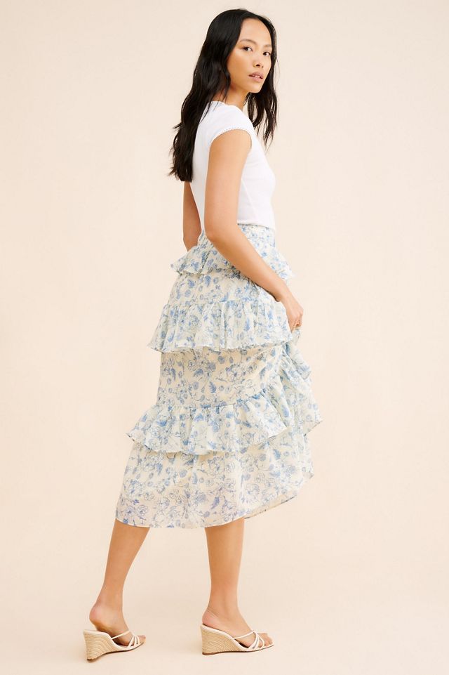 ASTR the Label Foufette Midi Skirt #1