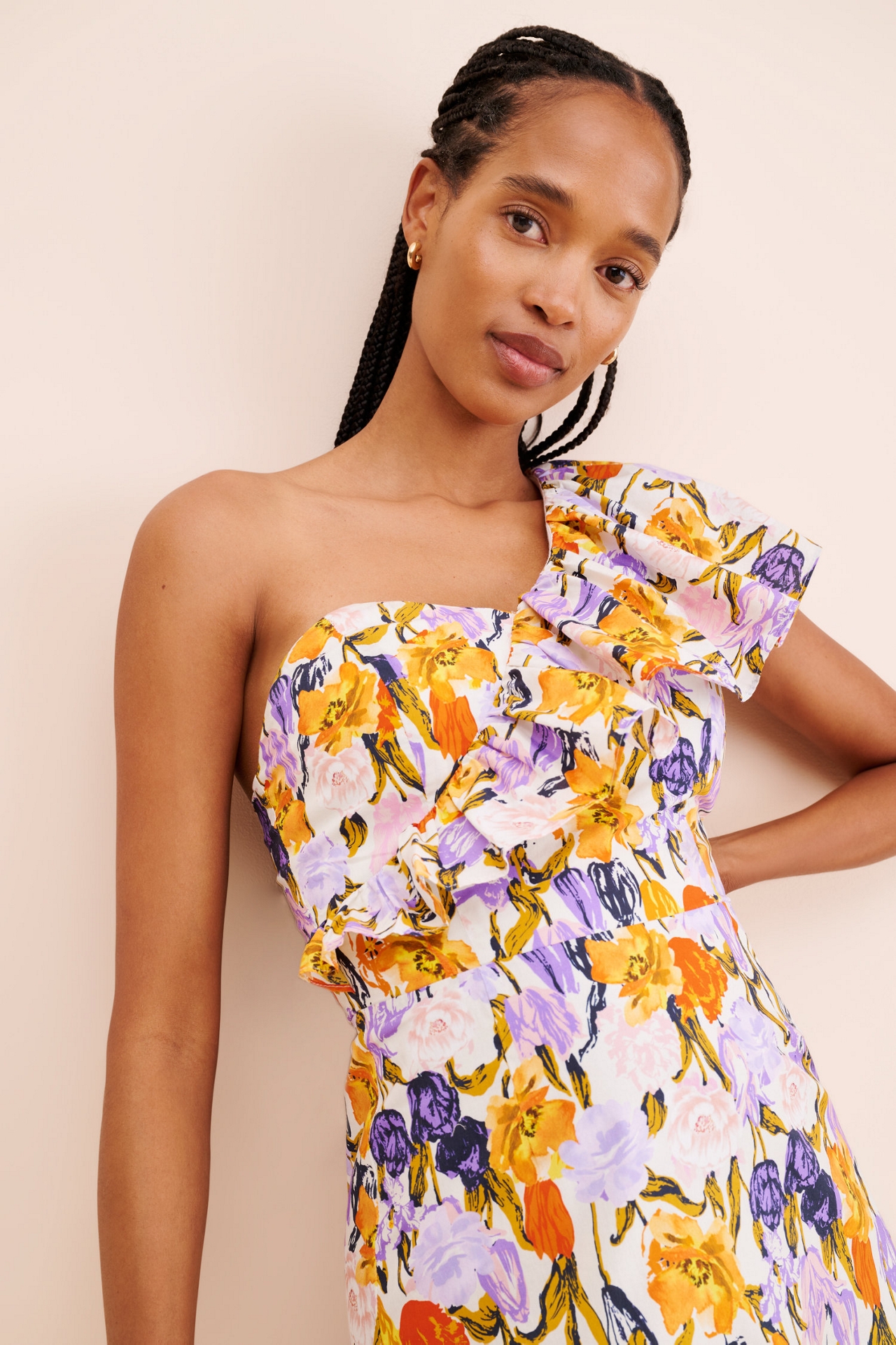 Adelyn Rae Kylie One Shoulder Mini Dress