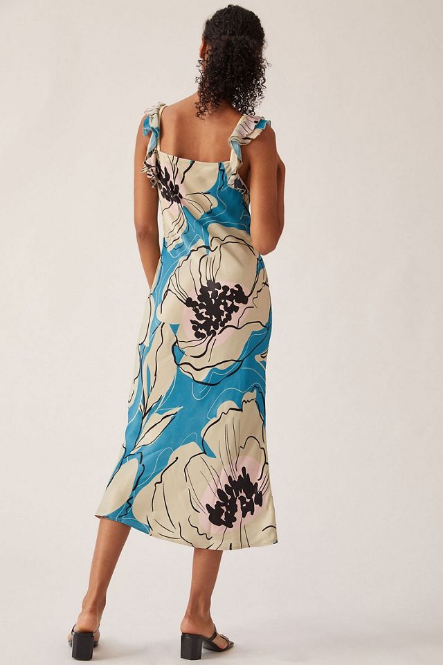 Conditions Apply Ruffled Floral Maxi Dress #3
