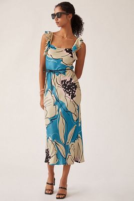 RAHI Carolina Floral Midi Dress | Anthropologie
