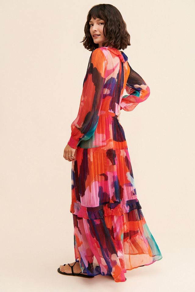The Marais Printed Tiered Maxi Dress #1