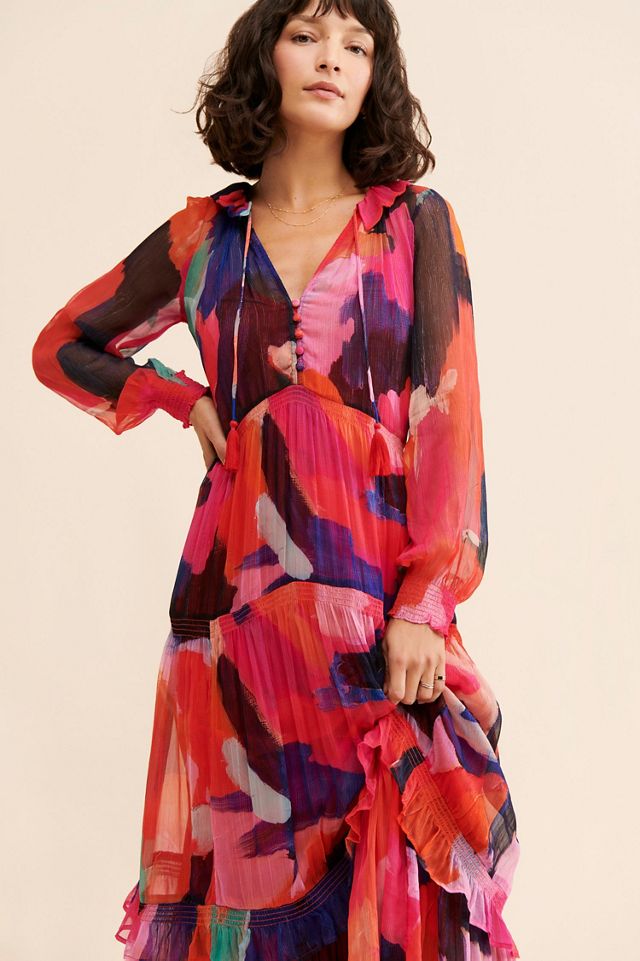 The Marais Printed Tiered Maxi Dress #4