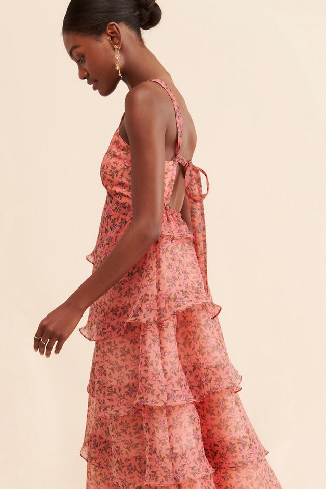Lost + Wander Venus Rising Midi Tiered Dress #2