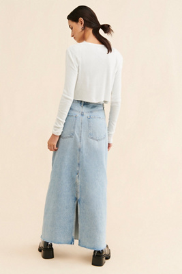 AGOLDE Hilla Denim Skirt | Anthropologie