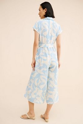 knee length dresses for ladies Linen tunic dress LASTRES in Natural melange