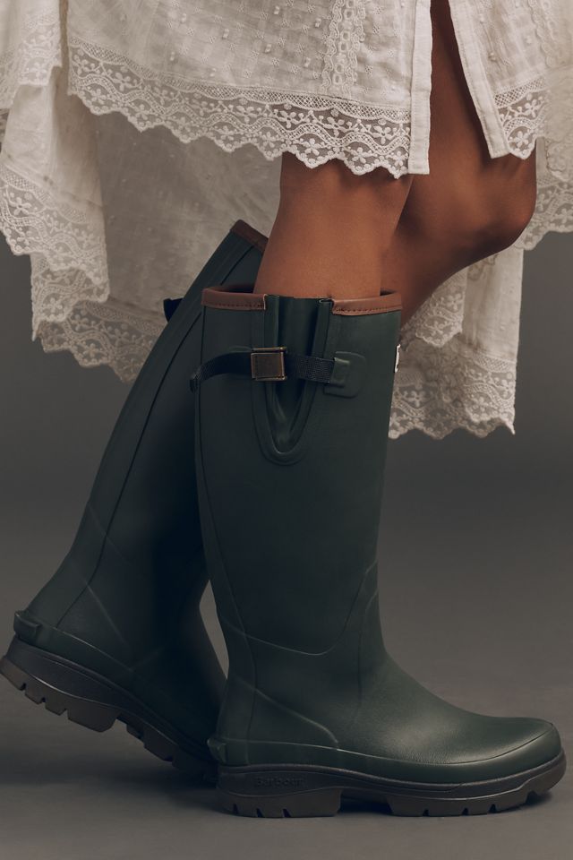 Barbour Tempest Tall Waterproof Rain Boots | Anthropologie