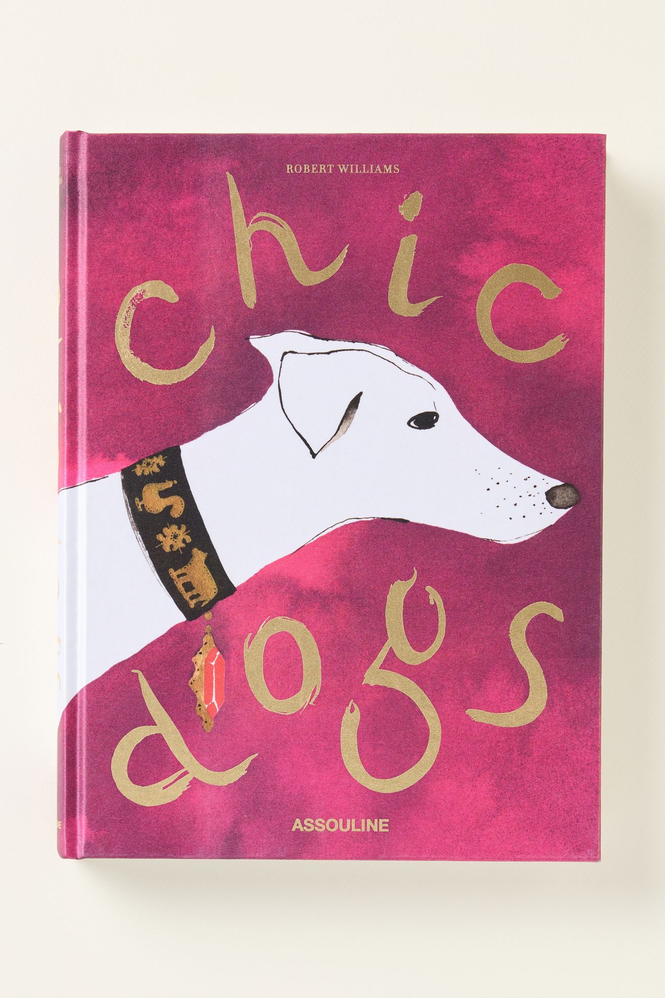 Chic Dogs Hardcover Book - Dark Wine, Standard, One Size