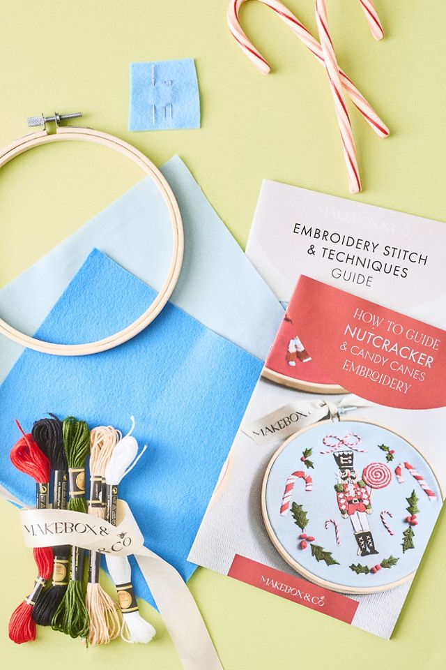 MakeBox & Co. Nutcracker Embroidery Kit #1