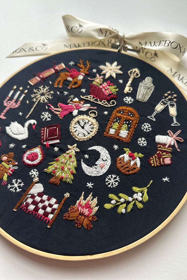 MakeBox & Co. Advent Stitches Embroidery Kit #1